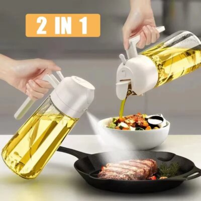Bouteille Distributrice d’Huile 2 en 1 – 500 ml