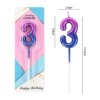 Bougie Numérique Interstellaire Colorée – Chiffres 0 à 9