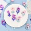 Bougie Numérique Interstellaire Colorée – Chiffres 0 à 9