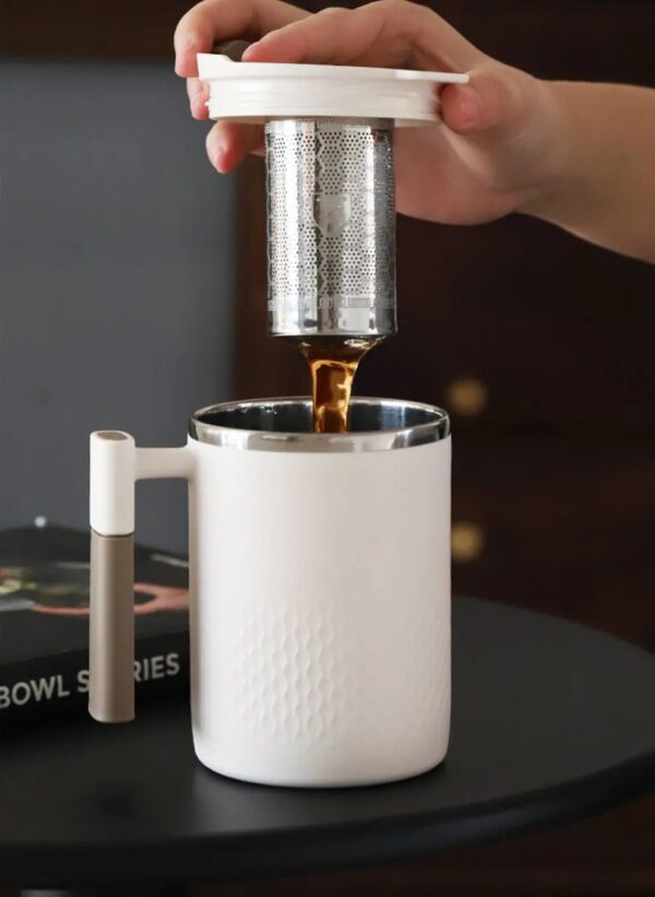 Tasse à Thé Isotherme et Étanche avec Infuseur – 450 ml