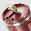 Tasse à Café Isotherme avec Poignée & Couvercle – Acier Inoxydable Double Paroi