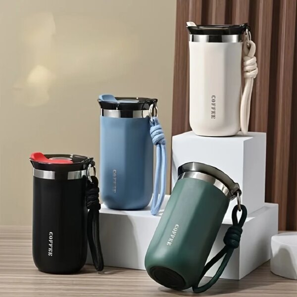 Tasse à Café Isotherme en Acier Inoxydable – 350 ml