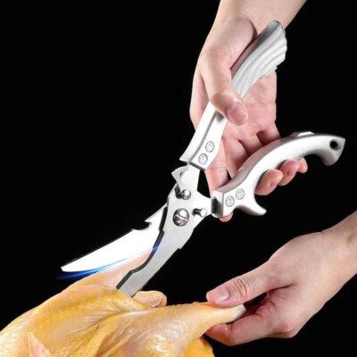 Ciseaux de Cuisine Multifonctionnels en Acier Inoxydable