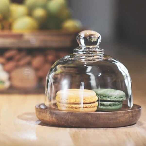 3432-btagbx.jpg Conteneurs de Stockage Alimentaire en Verre avec Couvercle en Bois