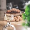 Conteneurs de Stockage Alimentaire en Verre avec Couvercle en Bois
