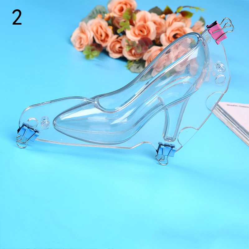 Moule de décoration de gâteaux 3D, outils en forme de chaussure à talons hauts, chocolat, bonbons, pâte à sucre, bricolage, outils de cuisson pour la cuisine