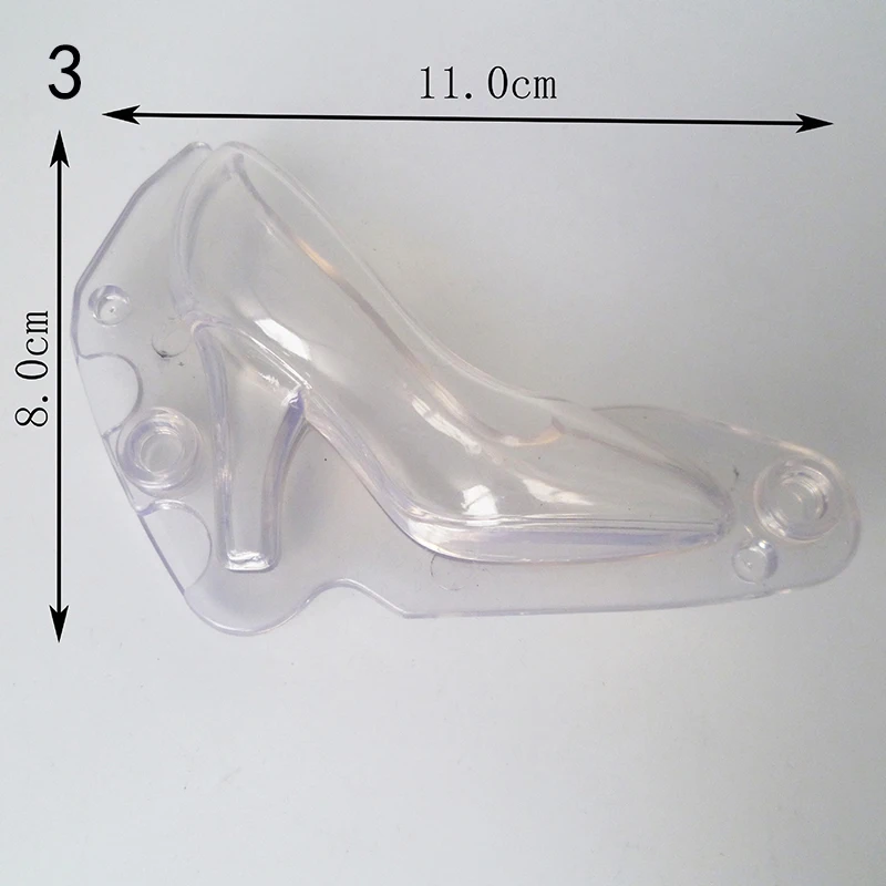 Moule de décoration de gâteaux 3D, outils en forme de chaussure à talons hauts, chocolat, bonbons, pâte à sucre, bricolage, outils de cuisson pour la cuisine