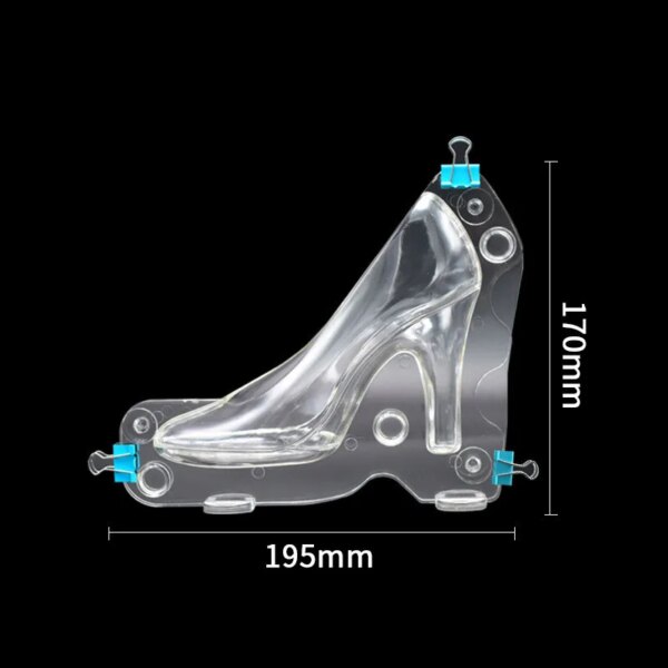 Moule 3D en Forme de Chaussure à Talons Hauts