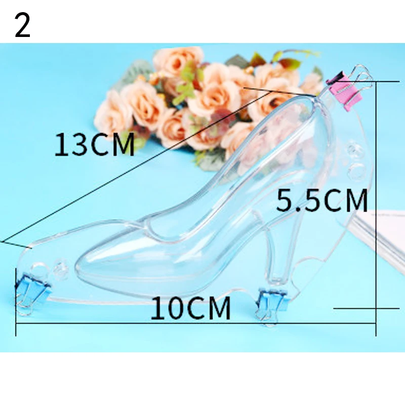 Moule de décoration de gâteaux 3D, outils en forme de chaussure à talons hauts, chocolat, bonbons, pâte à sucre, bricolage, outils de cuisson pour la cuisine