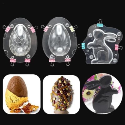Moules à Chocolat de Pâques 3D en Polycarbonate