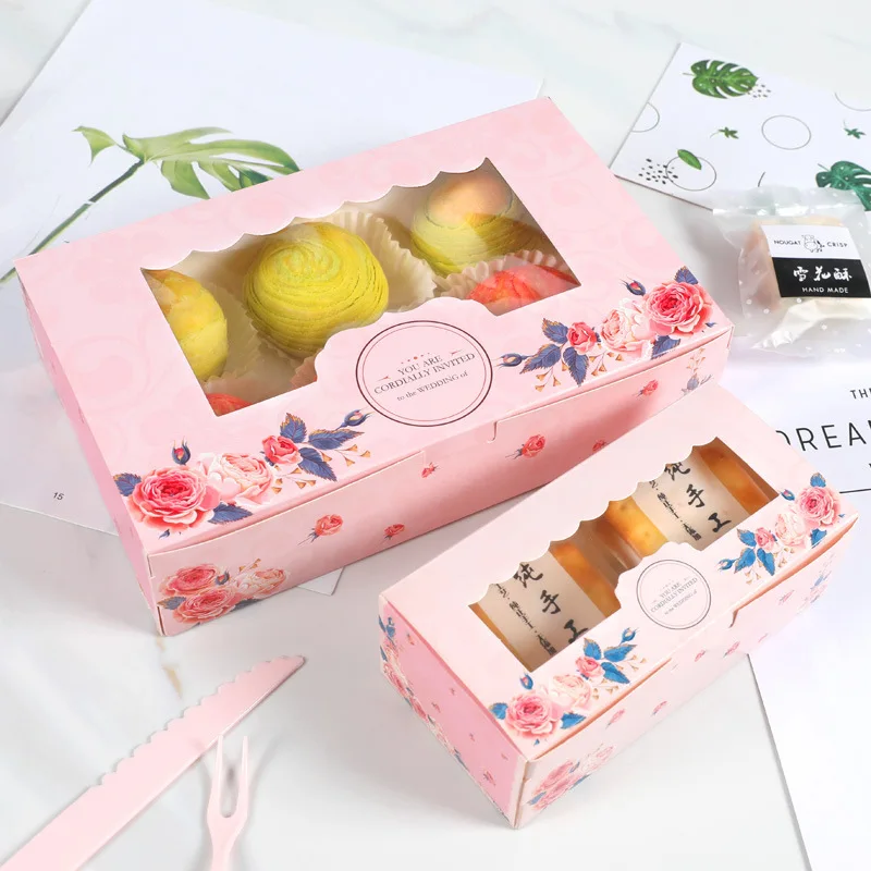 Mini boîte-cadeau en papier Mooncake, 10 pièces, fenêtre transparente, bonbons et bonbons, boîte à gâteaux, faveur de mariage, emballage cadeau pour la maison Mini boîte-cadeau en papier Mooncake, 10 pièces, fenêtre transparente, bonbons et bonbons, boîte à gâteaux, faveur de mariage, emballage cadeau pour la maison