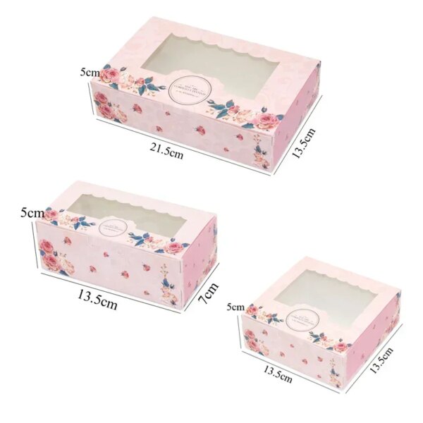 Mini Boîte à Gâteaux & Macarons – Lot de 10