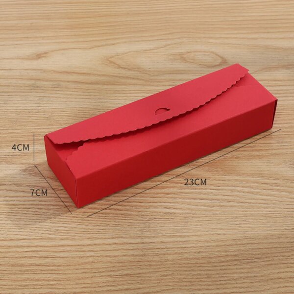 Boîtes d’Emballage Longues et chic en Papier Kraft – Lot de 10