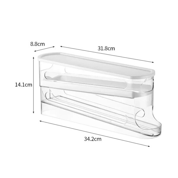 Boîte de Rangement d'Œufs Bicouche pour Réfrigérateur