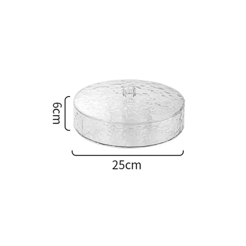 Assiette à fruits empilée multicouche, assiette à noix d'esprit ère épaissie, boîte de rangement pour collation de graines de melon, boîte à bonbons