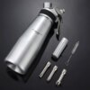 Siphon Professionnel avec Accessoires en Acier Inoxydable