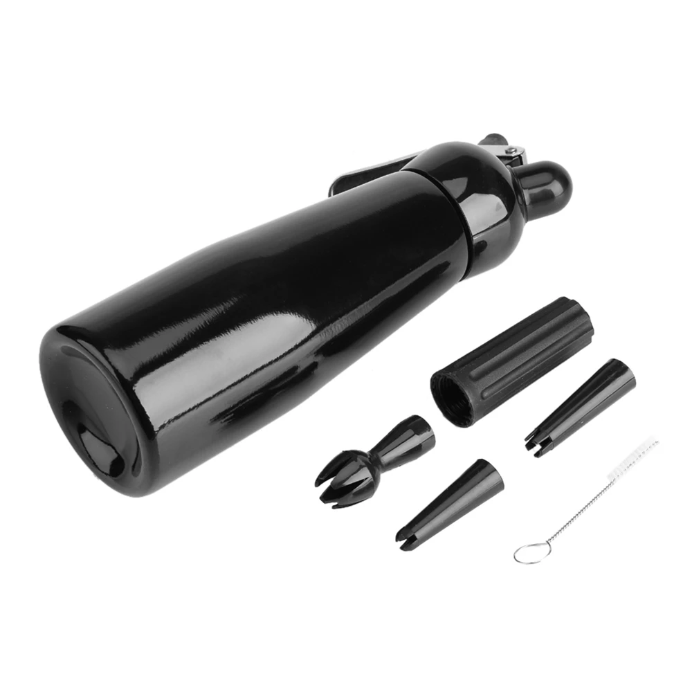 Distributeur de crème fouettée en Aluminium, ustensile de cuisine pour Dessert, avec embouts de cuisson, compte-gouttes, mousse à manger, décoration de gâteau, beurre