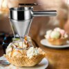Entonnoir à Piston en Acier Inoxydable – Distributeur de Pâte et Crèmes
