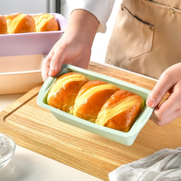 Moule Rectangulaire en Silicone pour Brioche et Pain