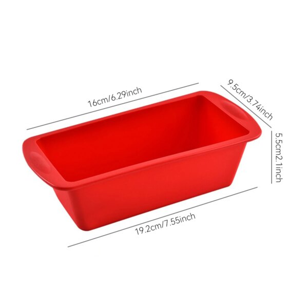 Moule Rectangulaire en Silicone pour Brioche et Pain