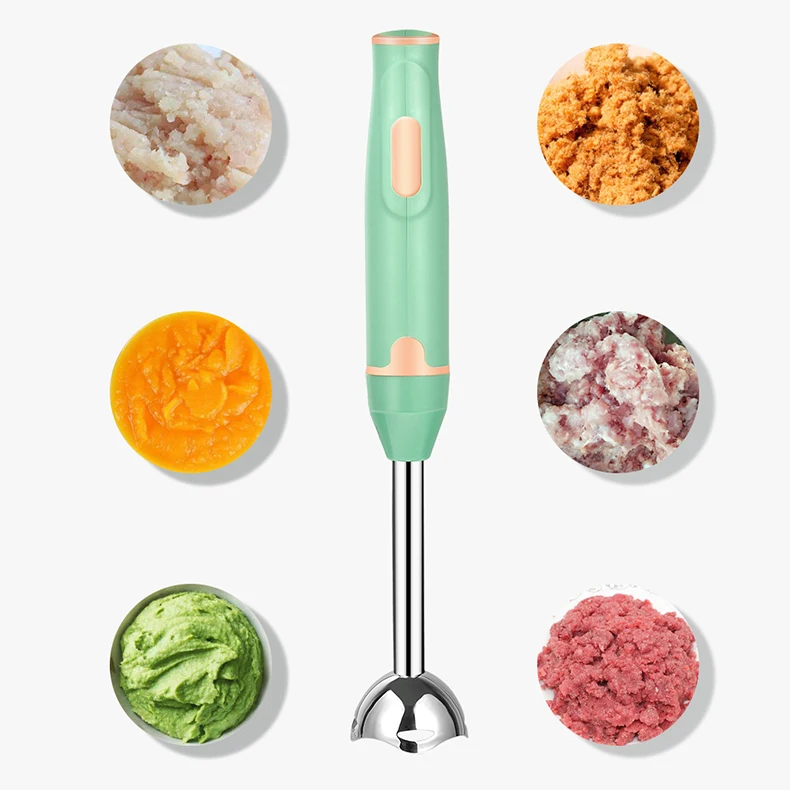 Mélangeur portatif électrique, broyeur de légumes, mélangeur sur bâton pour la viande, les Smoothies, les Sauces, les soupes de nourriture pour bébé