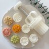 Tampon à Biscuits Fleur de Lune – Pressé à la Main