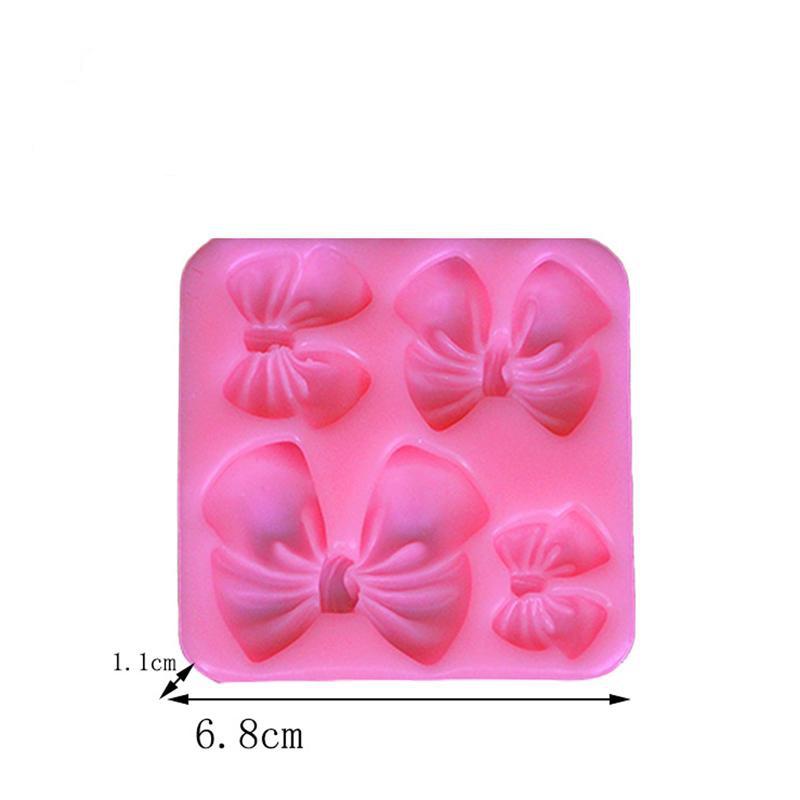 Outils de décoration de gâteaux, accessoires de pâtisserie de cuisine, moule d'art en résine avec nœud papillon, moule en silicone 1 pièces Outils de décoration de gâteaux, accessoires de pâtisserie de cuisine, moule d'art en résine avec nœud papillon, moule en silicone 1 pièces