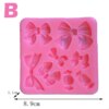 Moule en Silicone Forme Nœud Papillon pour Décoration de Gâteaux