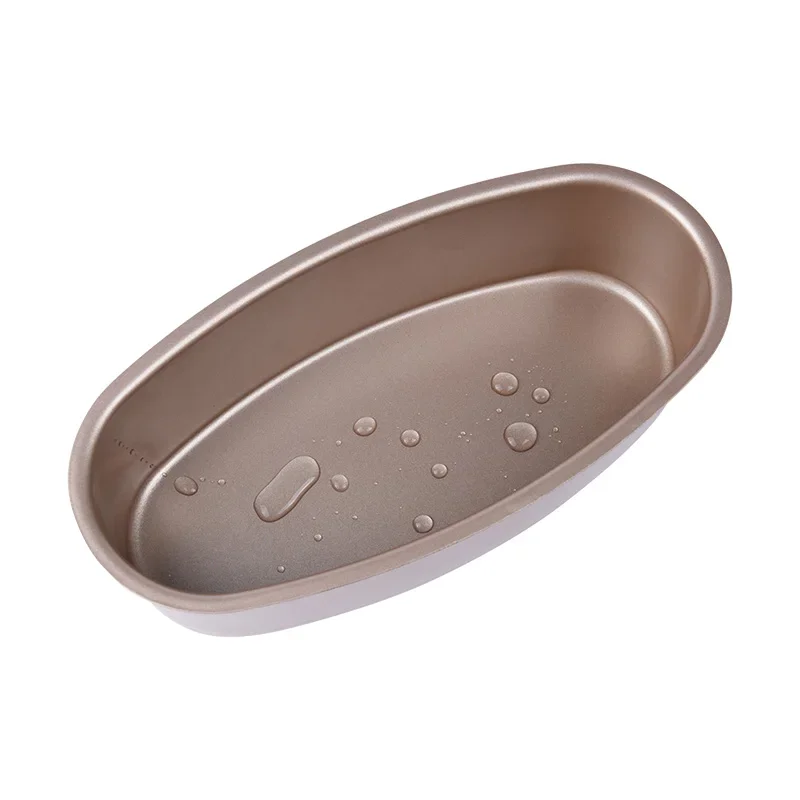 Ustensiles de cuisson ovales antiadhésifs, moule à pain, moule à pain, moule à gâteau au fromage profond, étain, aluminium, métal, accessoires de cuisson, vente en gros