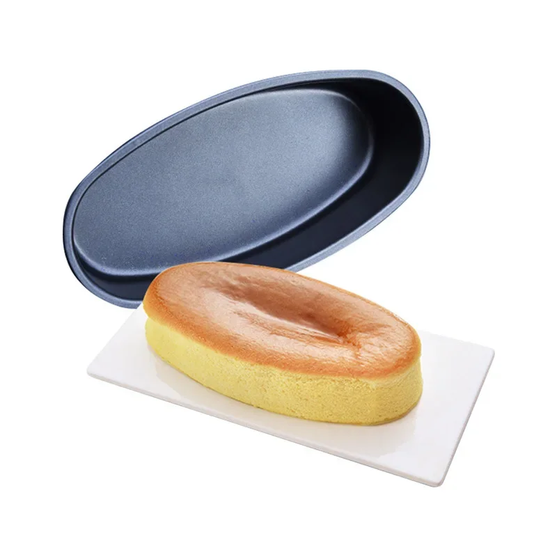 Ustensiles de cuisson ovales antiadhésifs, moule à pain, moule à pain, moule à gâteau au fromage profond, étain, aluminium, métal, accessoires de cuisson, vente en gros