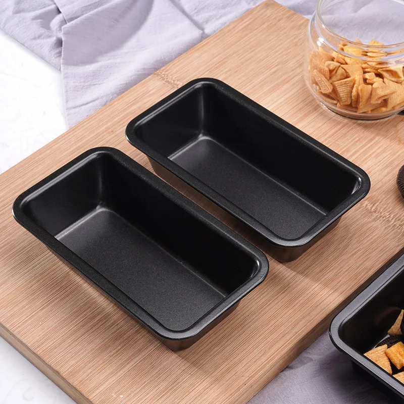 Moule à pain rectangulaire de 5 pouces, moule à gâteau, plateau à pain grillé en acier au carbone, ustensiles de cuisson antiadhésifs, décoration DIY, fournitures de pâtisserie