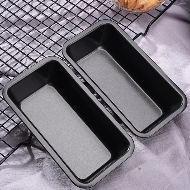 Moule à pain rectangulaire de 5 pouces, moule à gâteau, plateau à pain grillé en acier au carbone, ustensiles de cuisson antiadhésifs, décoration DIY, fournitures de pâtisserie