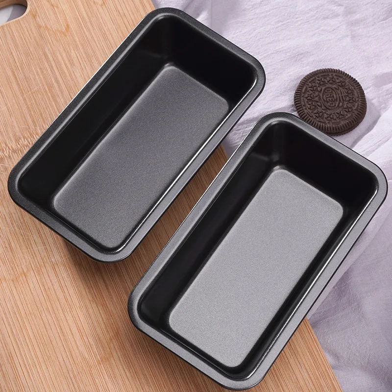 Moule à pain rectangulaire de 5 pouces, moule à gâteau, plateau à pain grillé en acier au carbone, ustensiles de cuisson antiadhésifs, décoration DIY, fournitures de pâtisserie