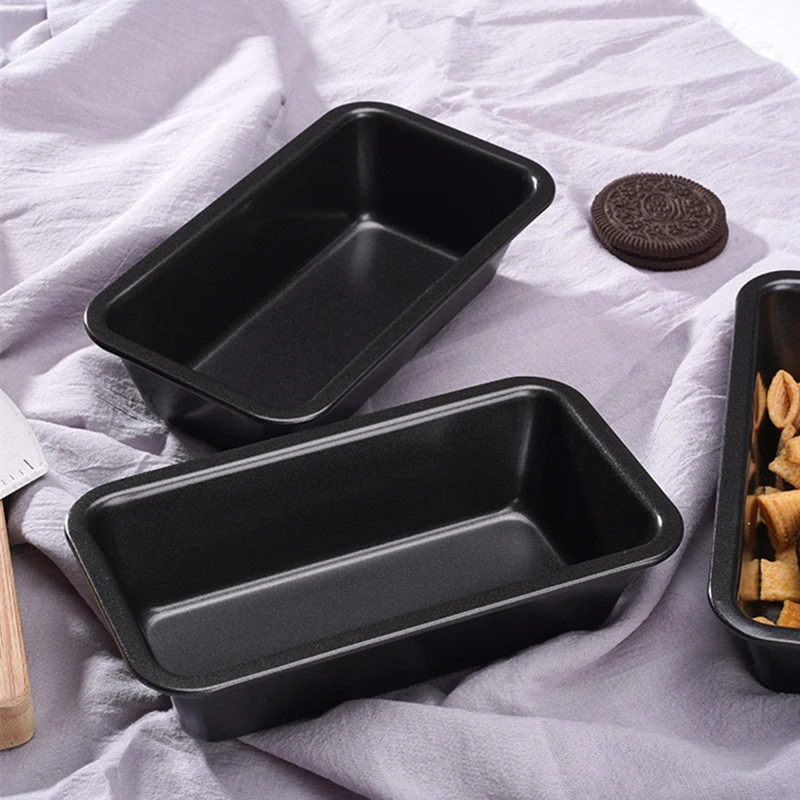 Moule à pain rectangulaire de 5 pouces, moule à gâteau, plateau à pain grillé en acier au carbone, ustensiles de cuisson antiadhésifs, décoration DIY, fournitures de pâtisserie