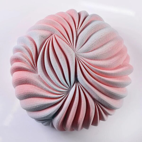 Moule Rond en Silicone avec Effet "Grandes Dunes" ou "Perles 3D"