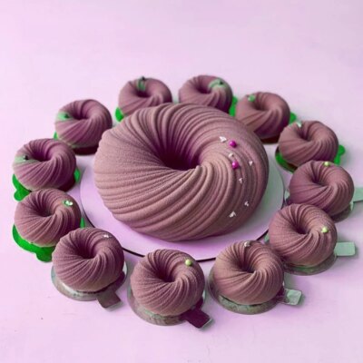Moule en Silicone Spirale Style Beignet Français