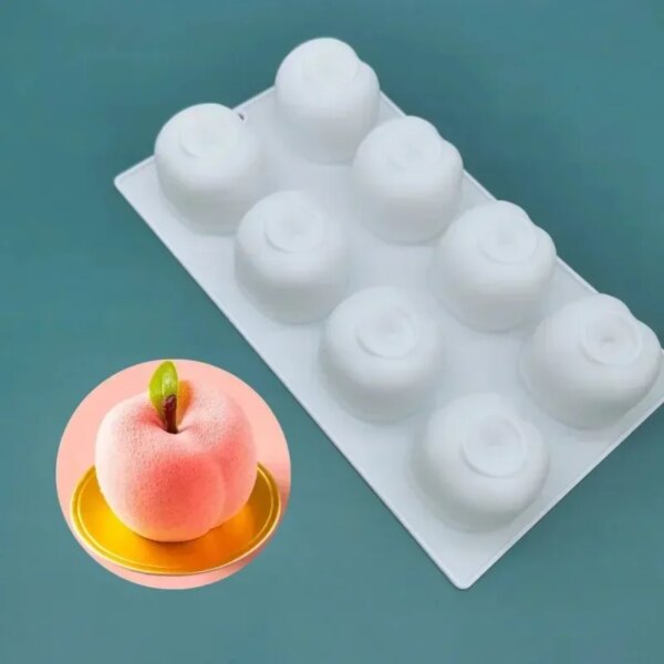 Moule 3D en Silicone en Forme de Différents Fruits