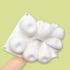 Moule à Fruit 3D Forme de Pommes en Silicone