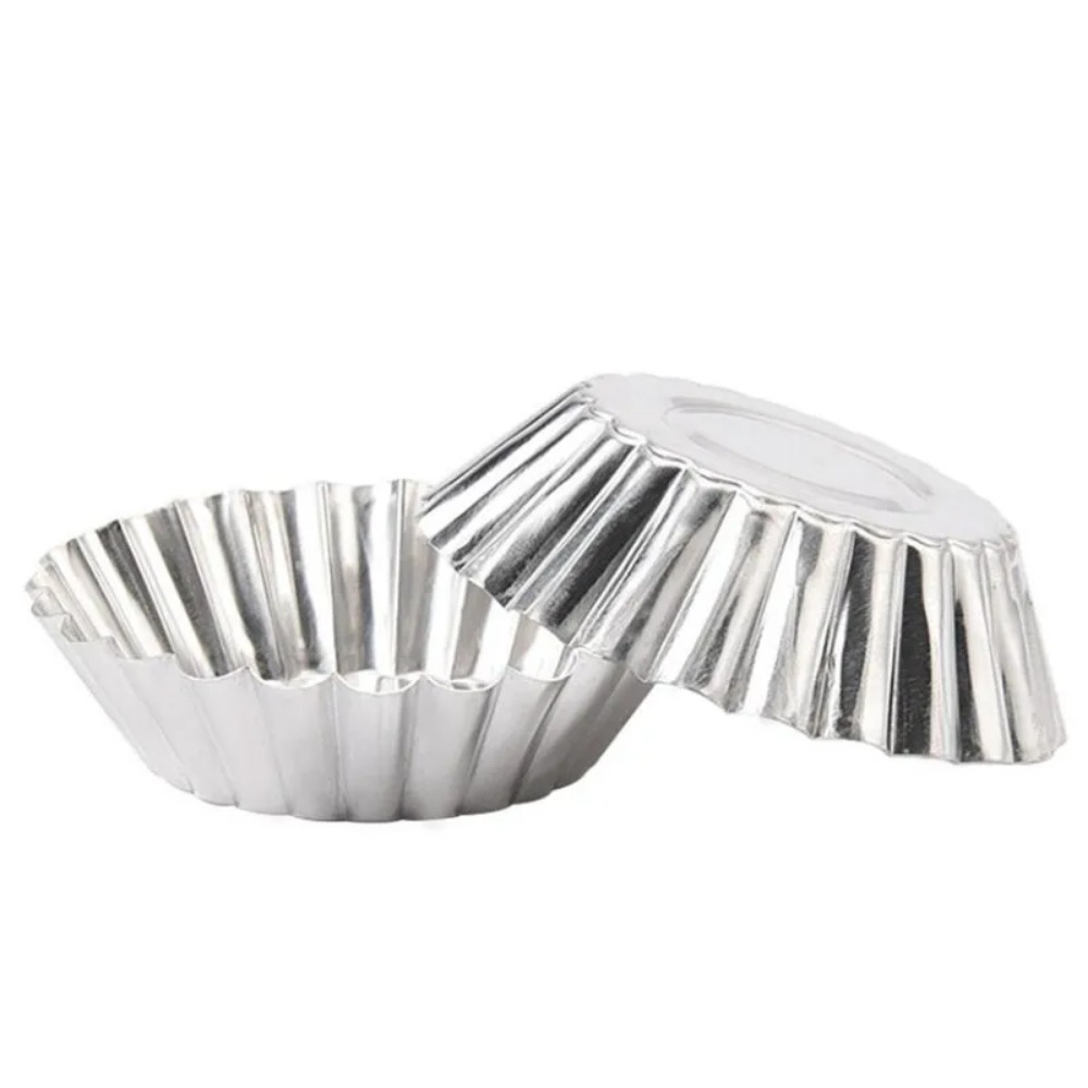 Moule à tarte aux œufs réutilisable en acier inoxydable, 10 pièces, Cupcake, œuf, biscuits, Pudding, outils astry, accessoires de cuisson