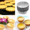 Moules à Tarte Réutilisables en Acier Inoxydable – Lot 10 Pièces