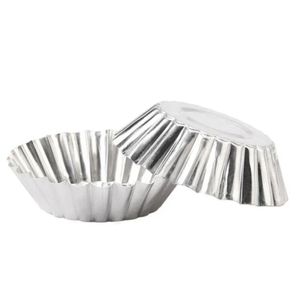Moules à Tarte Réutilisables en Acier Inoxydable – Lot 10 Pièces