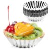 Moules à Tarte Réutilisables en Acier Inoxydable – Lot 10 Pièces
