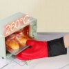Gants de Four Flexibles en Silicone Résistants à la Chaleur et Extra Longs