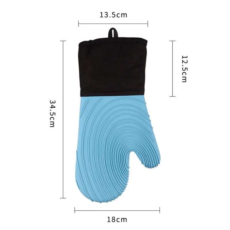 Ensemble de gants de four flexibles en Silicone, pour la cuisine, essentiels de cuisine, gants professionnels Extra longs résistants à la chaleur, fournitures de cuisson