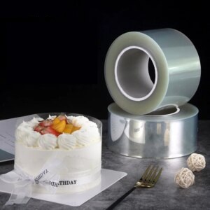 Film d'Acétate Transparent pour Bord de Gâteaux