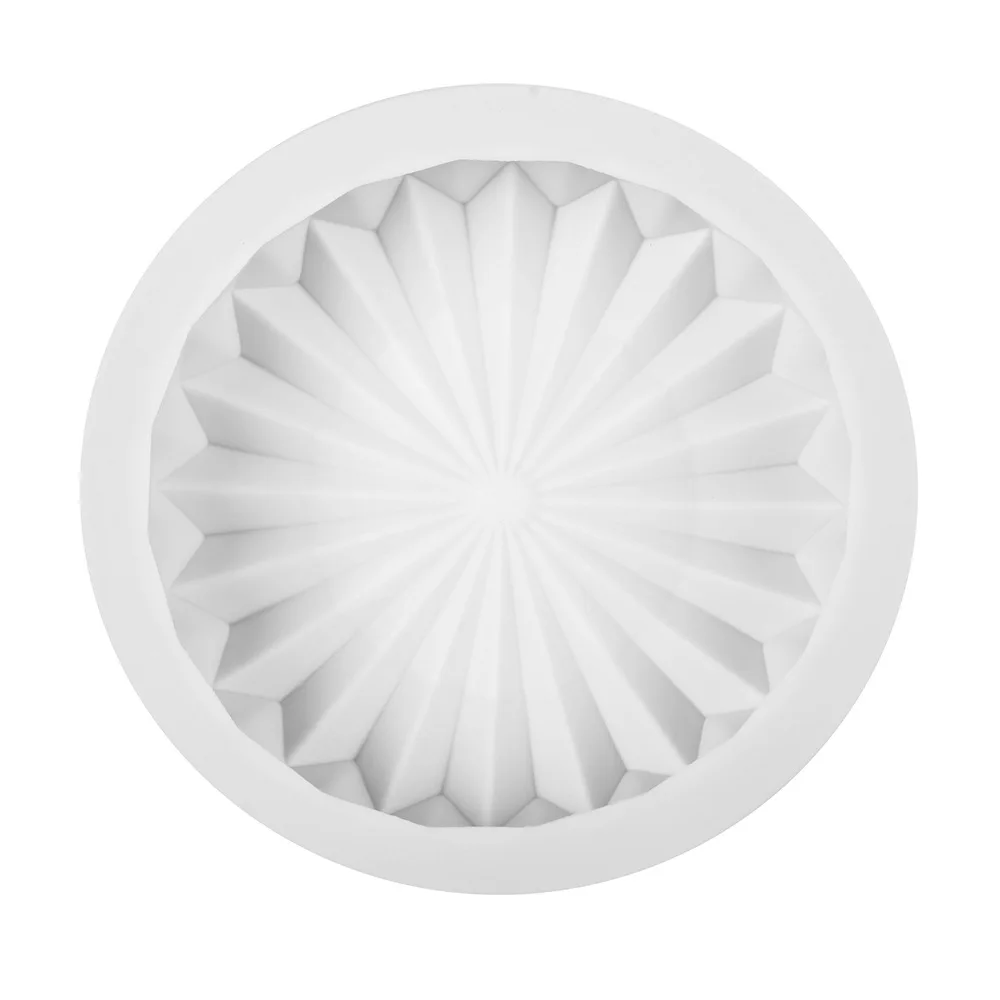 Moule à Gâteau Rond en Silicone et Dentelle de Diamant, Accessoires de Cuisson, Outils Réutilisables, JxOven