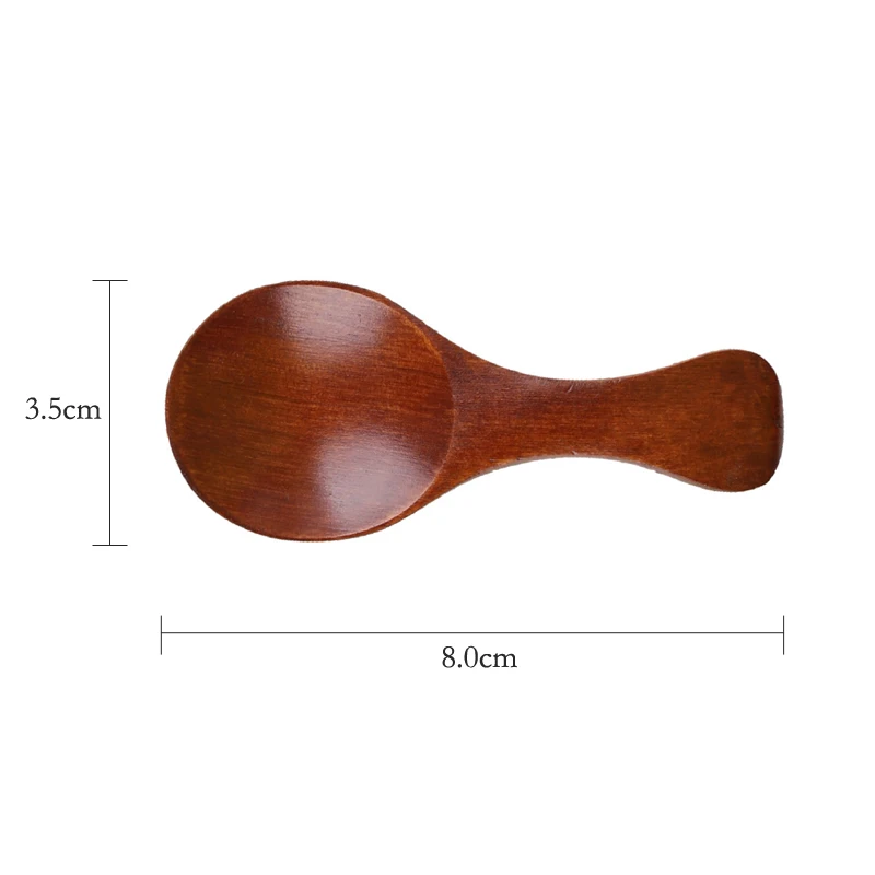 Cuillère de cuisine en bois, petite cuillère à épices, Mini cuillère à thé en bois pour pot à sucre en poudre, accessoires de cuisine 5 pièces