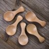Cuillères de Cuisine en Bois – Mini Cuillères à Épices & Thé (5 Pièces)