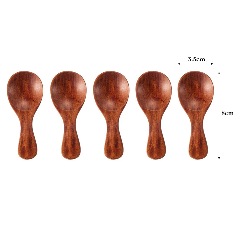 5Pcs Dark Brown