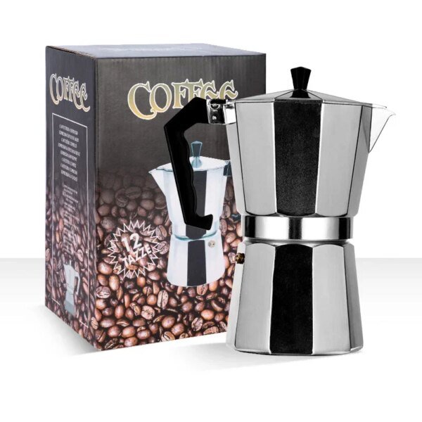 Cafetière Moka Italienne en Aluminium (50 / 300 / 450 ml)